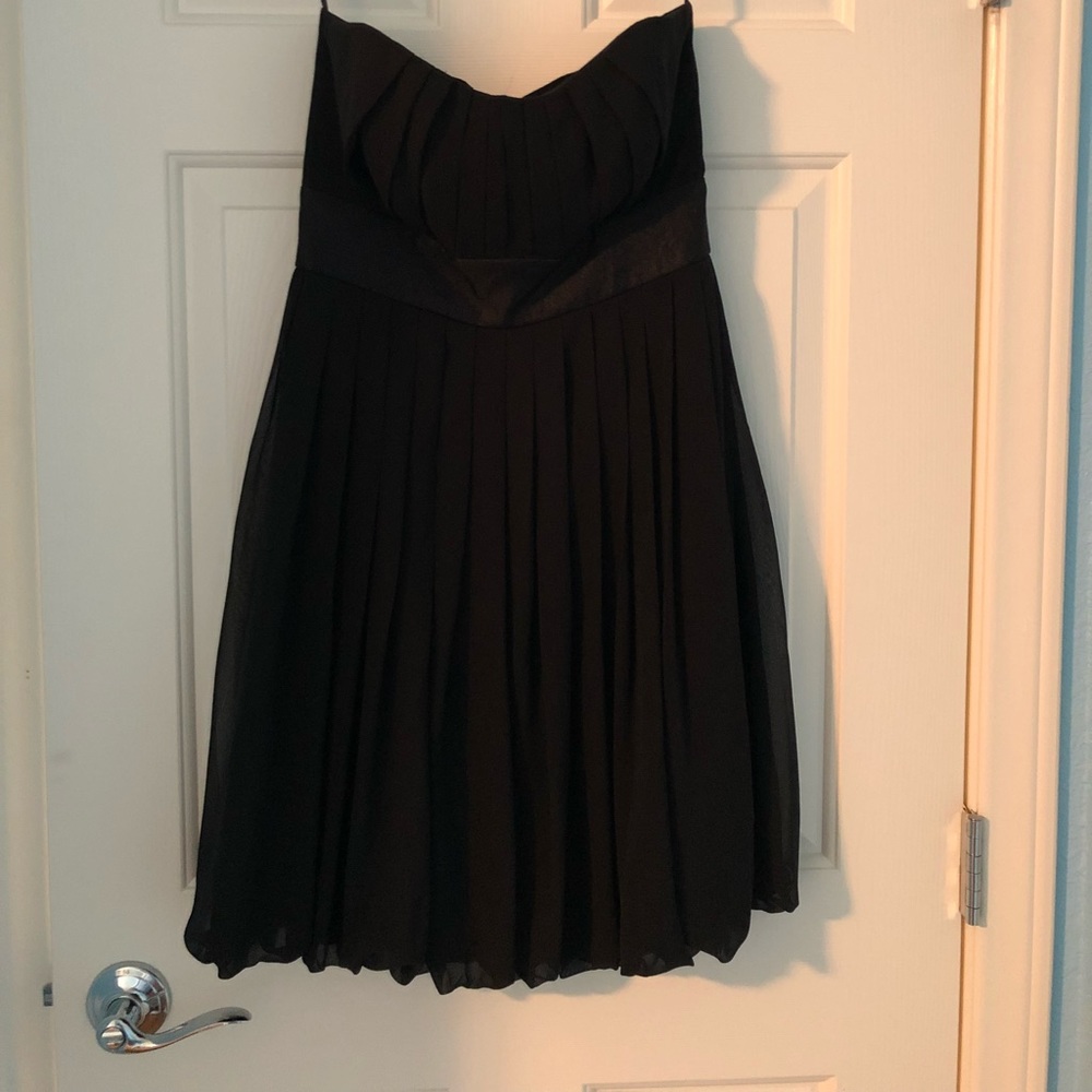 White House Black Market strapless bubble dress